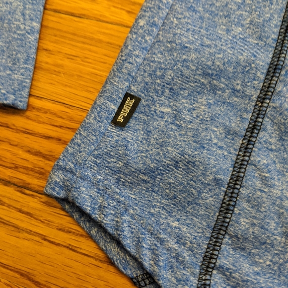 PINK Victoria's Secret Small Blue Athletic Hoodie - Picture 2 of 8